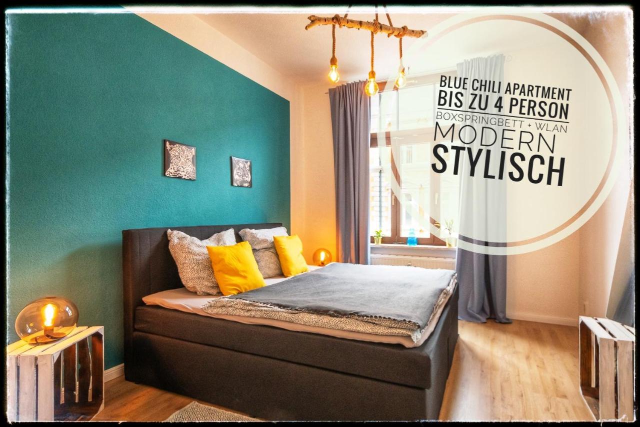 Blue Chili 18 Zentrales City-Apartment Am Hasselbachplatz, 4 Personen マクデブルク エクステリア 写真